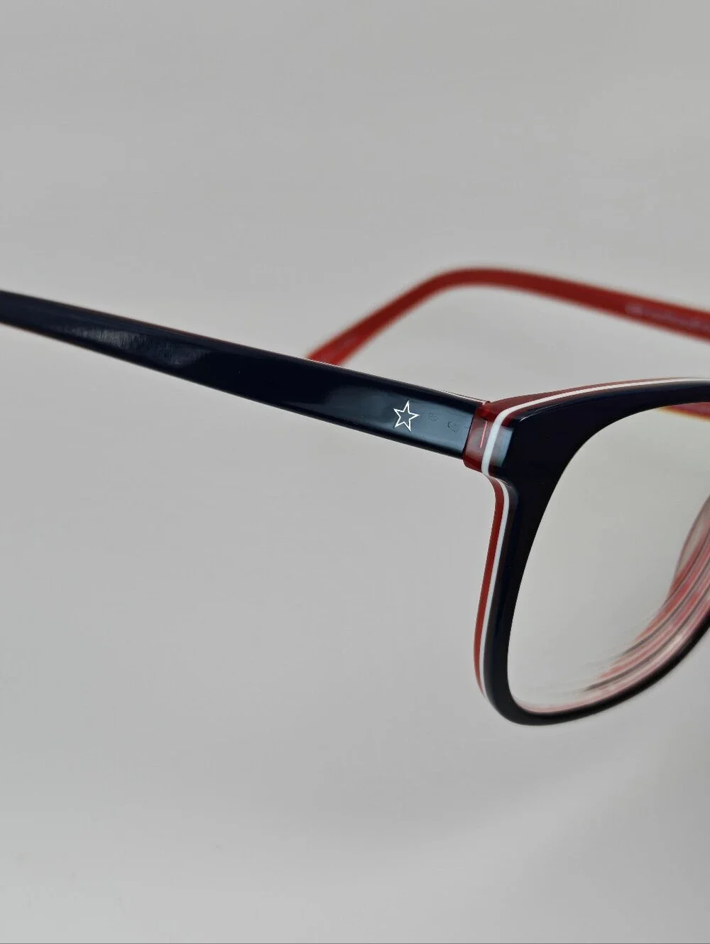 Firework. Classic Red White And Blue 🇺🇸 Square Frame Glasses.